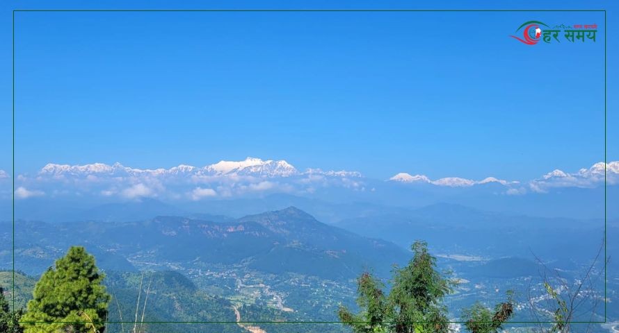 मंसिर २६ :बन्दीपुरबाट देखिएको मनमोहक दृश्य