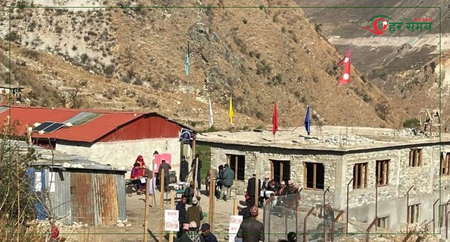 मुगुमा १ बजेसम्म ४३.५८ प्रतिशत मत खस्यो