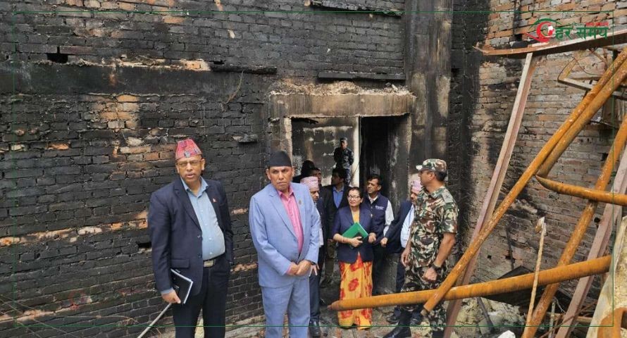 राष्ट्रिय सभाका अध्यक्षद्वारा संसद भवनको अवलोकन