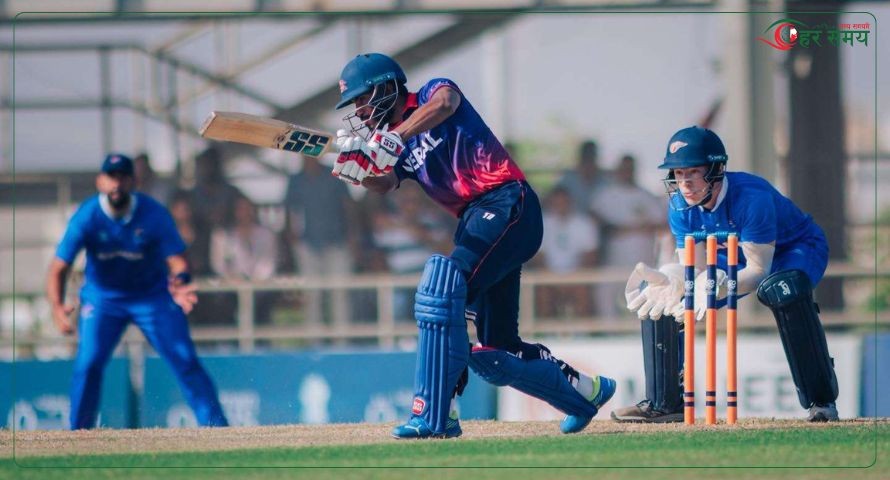 नेपालले सामोआलाई दियो २१२ रनको विशाल लक्ष्य