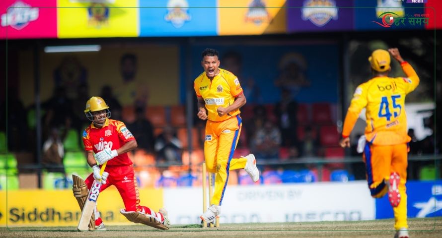 एनपिएलः लुम्बिनी लायन्सले सुदुरपश्चिमलाई दियो १४४ रनको लक्ष्य