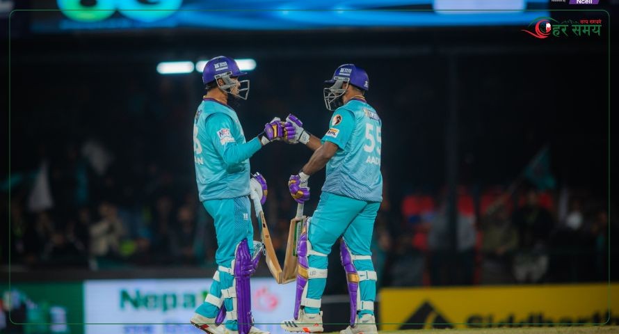 लुम्बिनी लायन्सलाई हराउँदै काठमाण्डु गुर्खाज २२ रनले विजयी