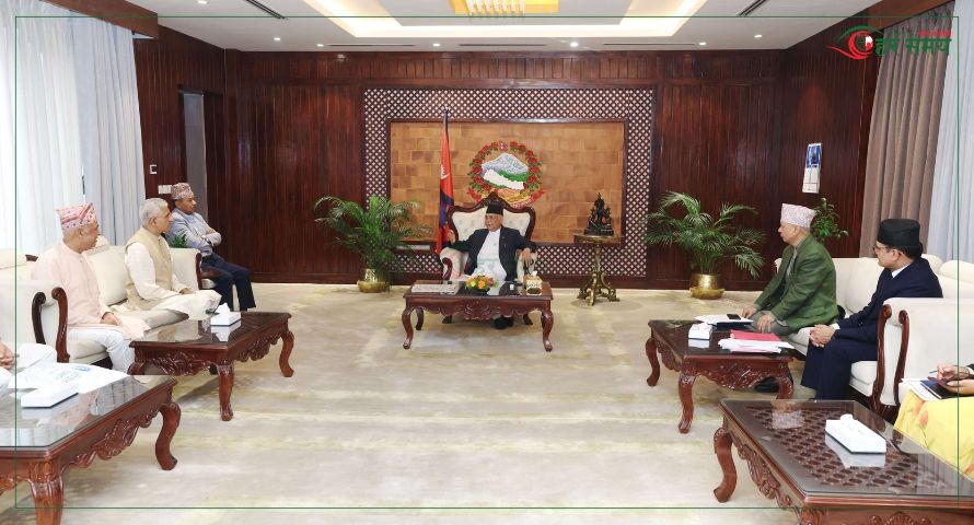 एघारौँ विश्व योग दिवसको तयारीबारे प्रधानमन्त्रीसँग छलफल