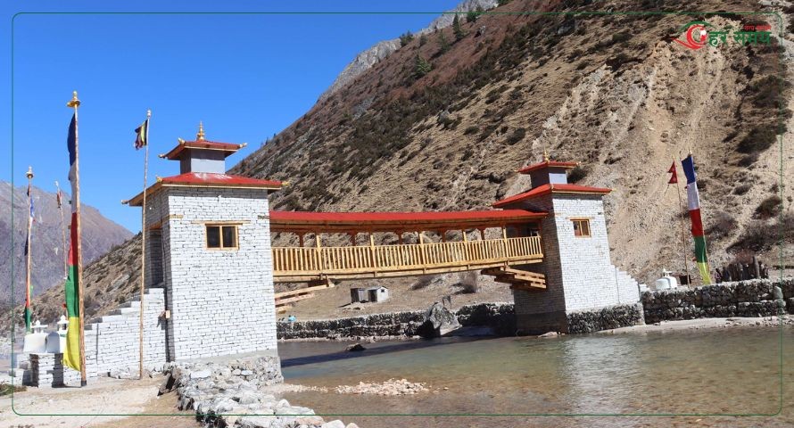 मुगुमा नेपालकै नमुना ‘चिटिम शैली’को पुल निर्माण 