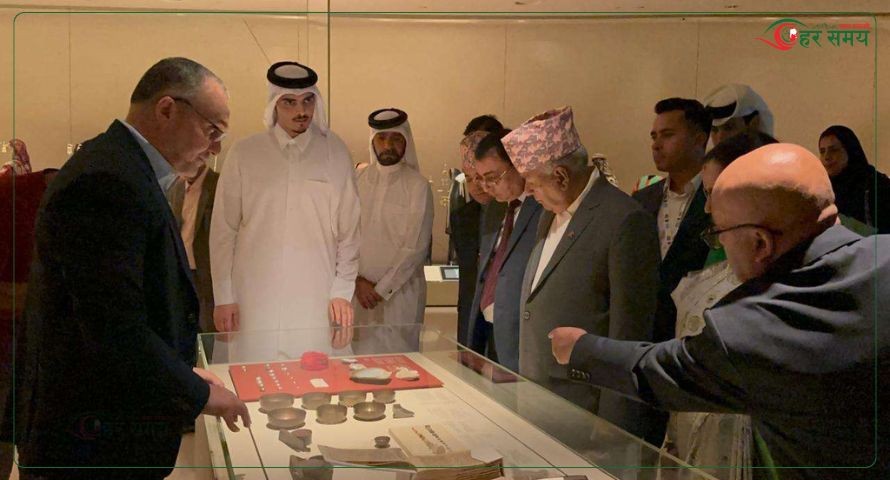 राष्ट्रपति पौडेलद्वारा कतार राष्ट्रिय सङ्ग्रहालय तथा इस्लामिक कला सङ्ग्रहालयको अवलोकन