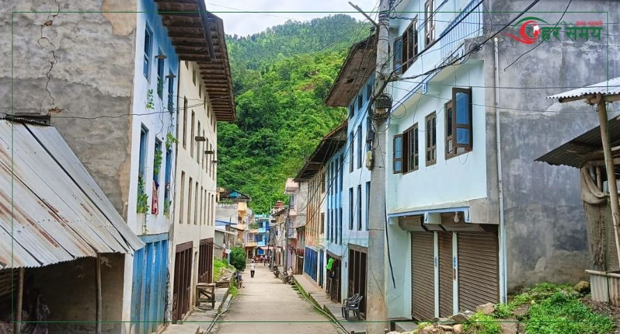 सुनसान बन्दै रामेछापको ऐतिहासिक साँघु टार बजार 