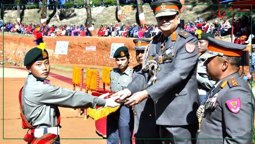 एकैपटक १ २९६ सशस्त्र प्रहरी जवान दीक्षित
