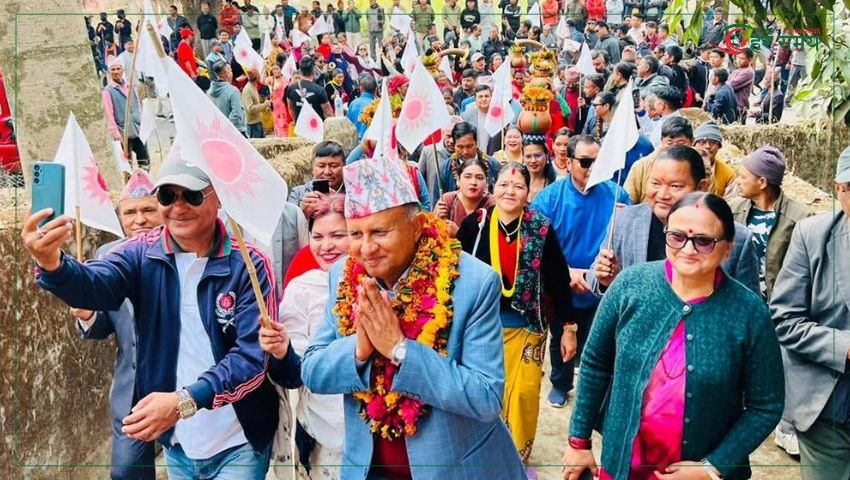 दाङ–२ मा चार दलबीच कडा प्रतिस्पर्धा, शंकर पोखरेललाई बलियो चुनौती