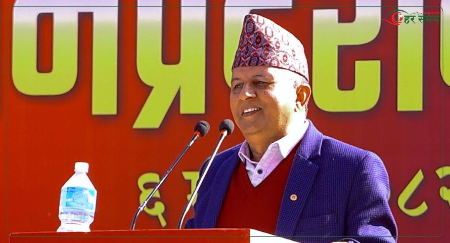 सरकार मुलुकलाई थप संकटमा पुर्‍याउन अग्रसर छ : महासचिव पोखरेल