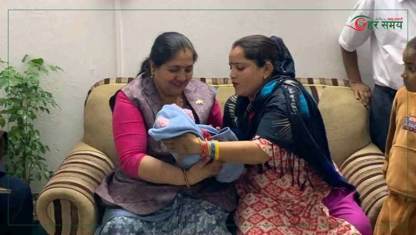 अस्पतालमै छोडिएको नवजात शिशु बालआश्रममा