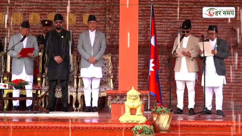 गृहमन्त्री गुरुङ र विज्ञान, प्रविधिमन्त्री पुनले लिए सपथ 