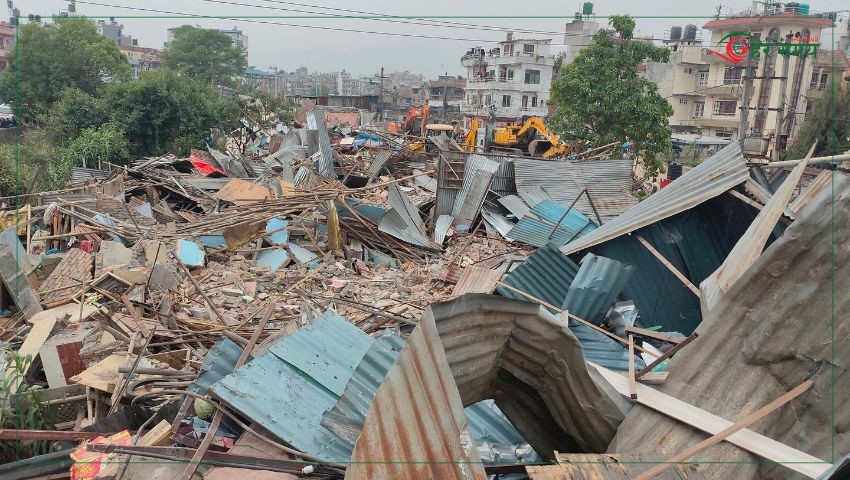 उपत्यकाको नदी किनाराका बस्ती खाली गराउने कार्य निरन्तर 