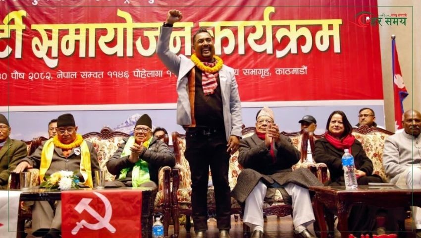 सुमन सायमी नेकपामा प्रवेश