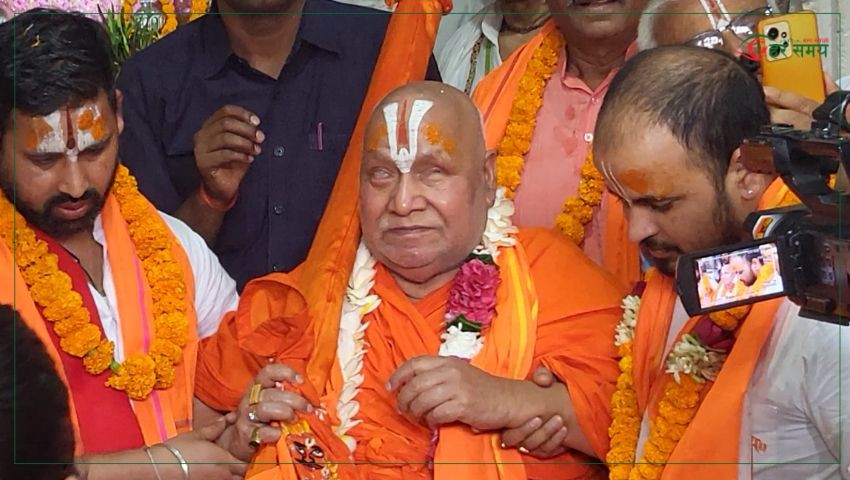 भारतप्रति प्रधानमन्त्री बालेनको दृष्ट ठिक छैन : स्वामी रामभद्राचार्य