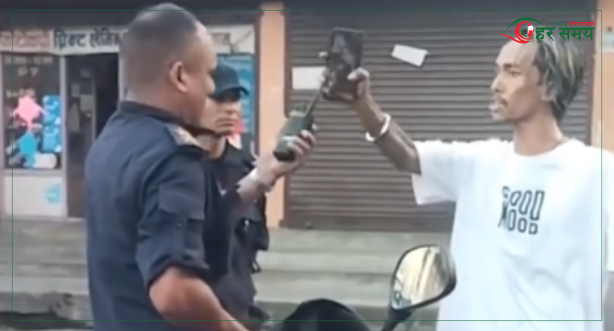 सडक सुरक्षामा खटिएका प्रहरीसँग अभद्र व्यवहार गर्ने पक्राउ