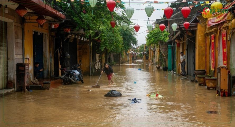 भियतनाममा भीषण बाढी र भूस्खलन, कम्तीमा ९० जनाको मृत्यु