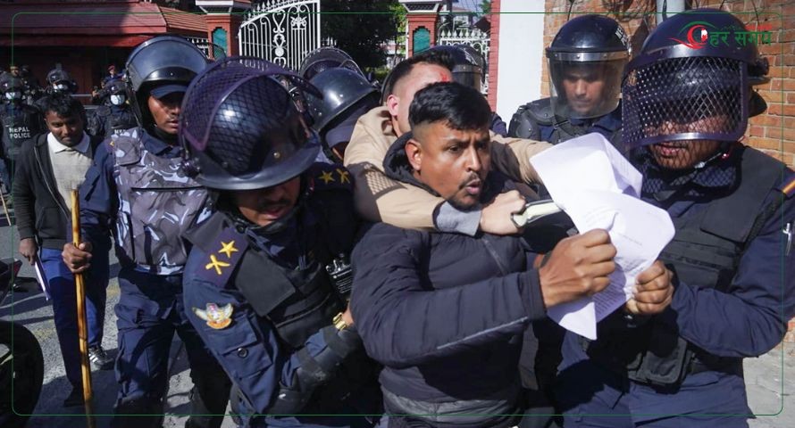 सिंहदरबार छिर्न खोज्दा जेनजीहरुमाथि धरपकड, केही जेनजीहरू घाइते