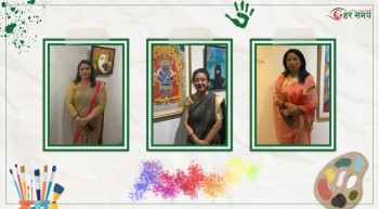 छचल्किए बबरमहलमा पाँच महिलाले कोरेका जीवन र भोगाइका रंग... (भिडियोसहित)