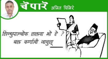 कार्टुन : सिडियो नै सरुवा गर्देछन् मोराहरुले!