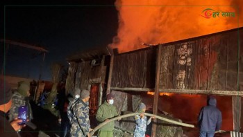 हेटौँडाको महाशक्ति साबुन उद्योगमा आगालगी, १२ करोडको क्षति भएको आँकलन