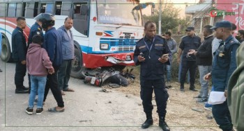 रौतहटमा सवारी दुर्घटना हुँदा बाबुको मृत्यु र छोराछोरी घाइते