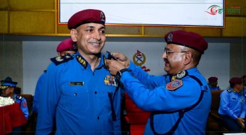 ६ जना एआइजीलाई दर्ज्यानी चिन्ह प्रदान 