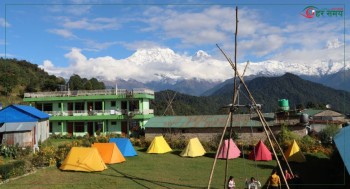 जेठ २९ : अष्ट्रेलियान बेस क्याम्पबाट देखिएको माछापुच्छ्रे हिमाल