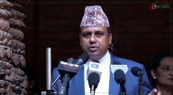 भूमि पूजा पुरातन मान्यता मात्र होइन, वैज्ञानिक आधार पनि हो : मन्त्री पाण्डे (भिडियोसहित)