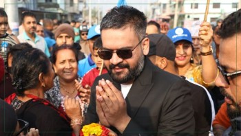 बिहानै देखि झापा–५ मा बालेनको घरदैलो कार्यक्रम