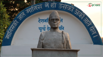 'मुटुको व्यथा'  नाटकका लेखक बालकृष्ण सम जसले नेपाली नाटकलाई आधुनिक युगमा ल्याए 