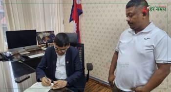 ईको पहिरो व्यवस्थापनका लागि बजेट माग्दै सिंहदरबार पुग्यो भोटेकोशी गाउँपालिका 