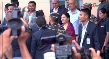 ओलीसँगको भेटपछि भण्डारीले के भनिन् ?  [भिडियो]