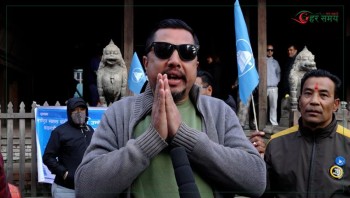 काठमाडौं ८ मा विराजभक्त श्रेष्ठको चुनावी घरदैलो : सुशासनका लागि जनाए प्रतिबद्धता