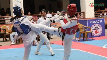 बागमती प्रदेशस्तरीय खुला तेक्वान्दो लिगमा तीन जना स्वर्ण पदक जित्न सफल