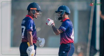 नेपालले दियो अमेरिकालाई २७२ रनको लक्ष्य