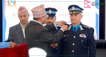 दर्ज्यानी चिन्ह ग्रहणपछि आइजीपी कार्कीले भने : ‘जिम्मेवारी पूरा गर्छु’ [भिडियोसहित]