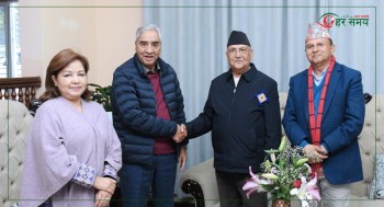 देउवा र ओलीबीच भेटवार्ता