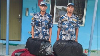 सिरहामा १५७ किलोभन्दा बढी गाँजा बरामद