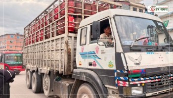  हेटौँडाबाट दैनिक १०० ट्रक ग्यास काठमाडौं पठाउने तयारी
