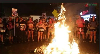 इजरायलमा गाजाको युद्ध अन्त्य र बन्धकको रिहाइका लागि विशाल प्रदर्शन
