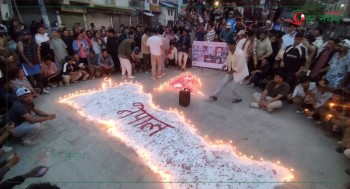 जुम्लामा जेनजीहरुद्वारा मृतकको सम्झनामा दिप प्रज्वलन