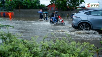 माइतीघर क्षेत्र जलमग्न