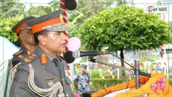 विपद्मा आदेश कुरेर नबस्न सशस्त्र प्रहरीलाई महानिरीक्षक पौडेलको निर्देशन