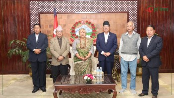 निर्वाचन सफल पार्न भूमिका खेलेकोमा नेकपालाई प्रधानमन्त्रीले दिइन् धन्यवाद