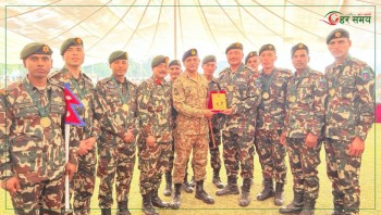 नेपाली सेनालाई पाकिस्तानमा स्वर्ण पदक