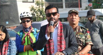 वर्तमान अवस्थामा साइकल यात्राको महत्व झनै बढ्दै गएको छ : मन्त्री यादव 