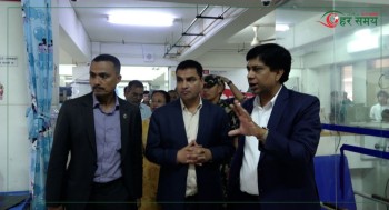 स्वास्थ्यमन्त्री पौडेलले गरे कान्ति बाल अस्पतालको अनुगमन, ७२ जना अस्थायी कर्मचारीहरुको पदपूर्ती गर्ने