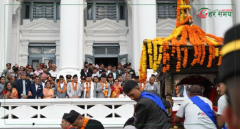 राष्ट्रपति पौडेलले गरे ईन्द्रजात्रा अवलोकन