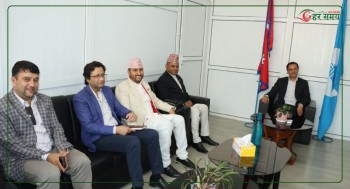 सरकारी राजनीतिक संवाद समितिको टोलीद्वारा रास्वपा पार्टी कार्यालयको अनुगमन