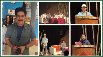 ८ वर्षपछि रंगमञ्चमा फर्किए सरोज खनाल